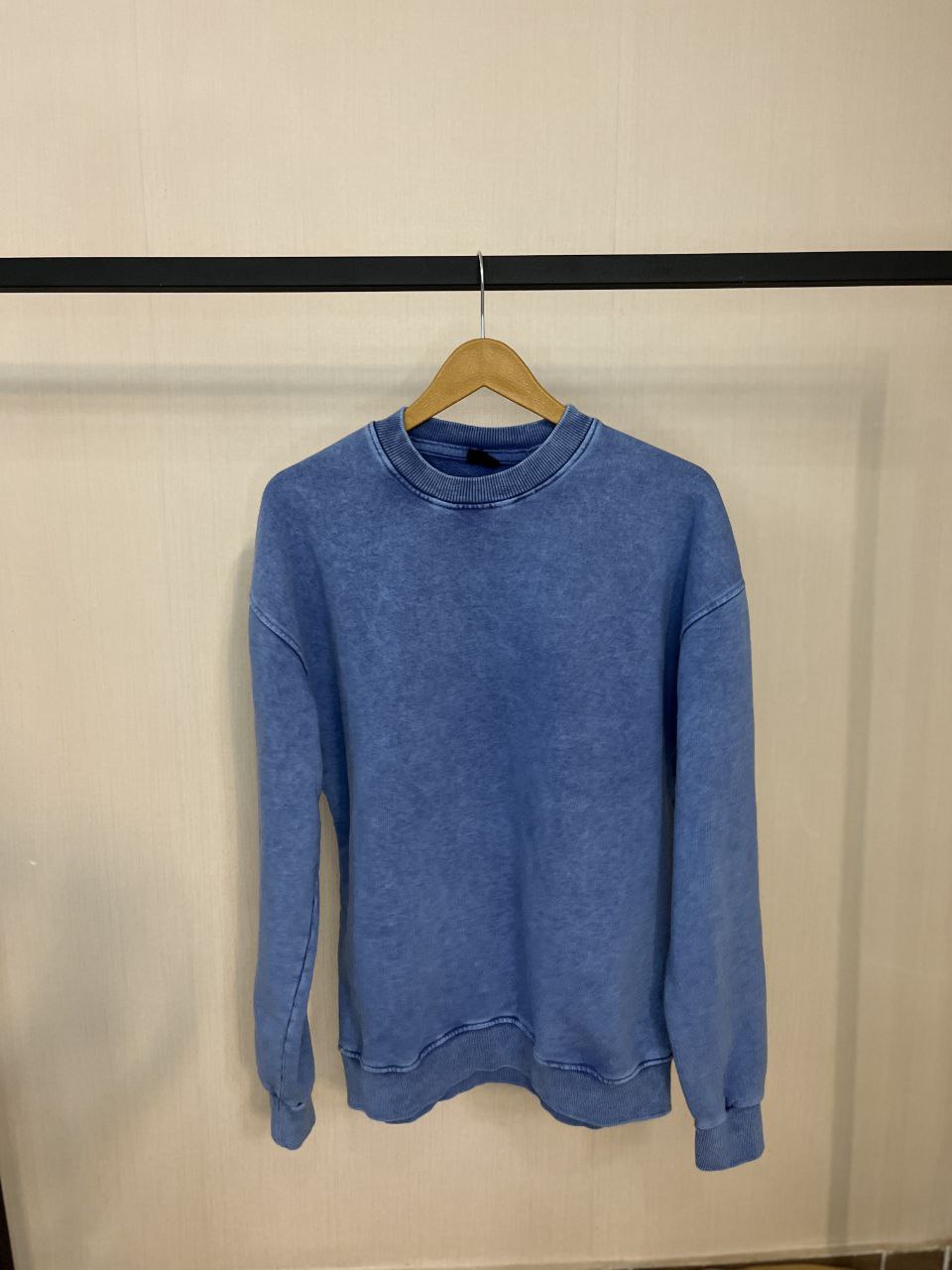 دورس مردانه سنگشور یقه گرد سه‌ نخ آبی